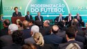 Presidenta Dilma Rousseff durante cerimônia de anúncio de Medidas de Modernização do Futebol Brasília-DF, 19/03/2015 