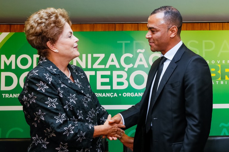 Presidenta Dilma Rousseff durante cerimônia de anúncio de Medidas de Modernização do Futebol Brasília-DF, 19/03/2015 