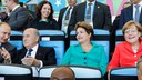 Presidenta Dilma Rousseff durante jogo da final da Copa do Mundo Brasil 2014. Rio de Janeiro-RJ, 13/07/2014
