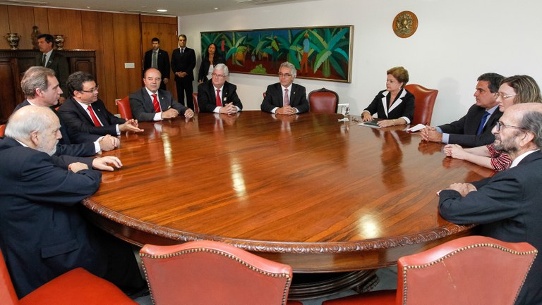 Presidenta Dilma Rousseff recebe integrantes da Corte Interamericana de Direitos Humanos. Brasília-DF, 14/11/2013