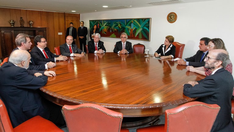  Presidenta Dilma Rousseff recebe integrantes da Corte Interamericana de Direitos Humanos. Brasília-DF, 14/11/2013