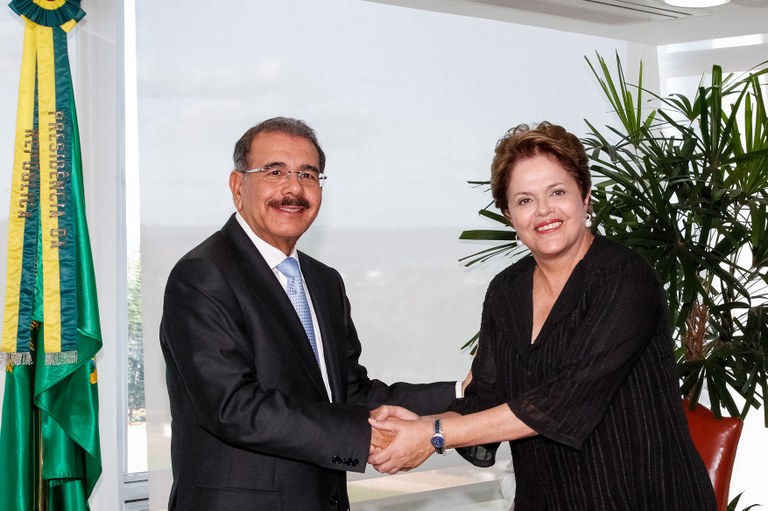  Presidenta Dilma Rousseff durante encontro com Danilo Medina Presidente eleito da República Dominicana. Brasília-DF, 09/07/2012