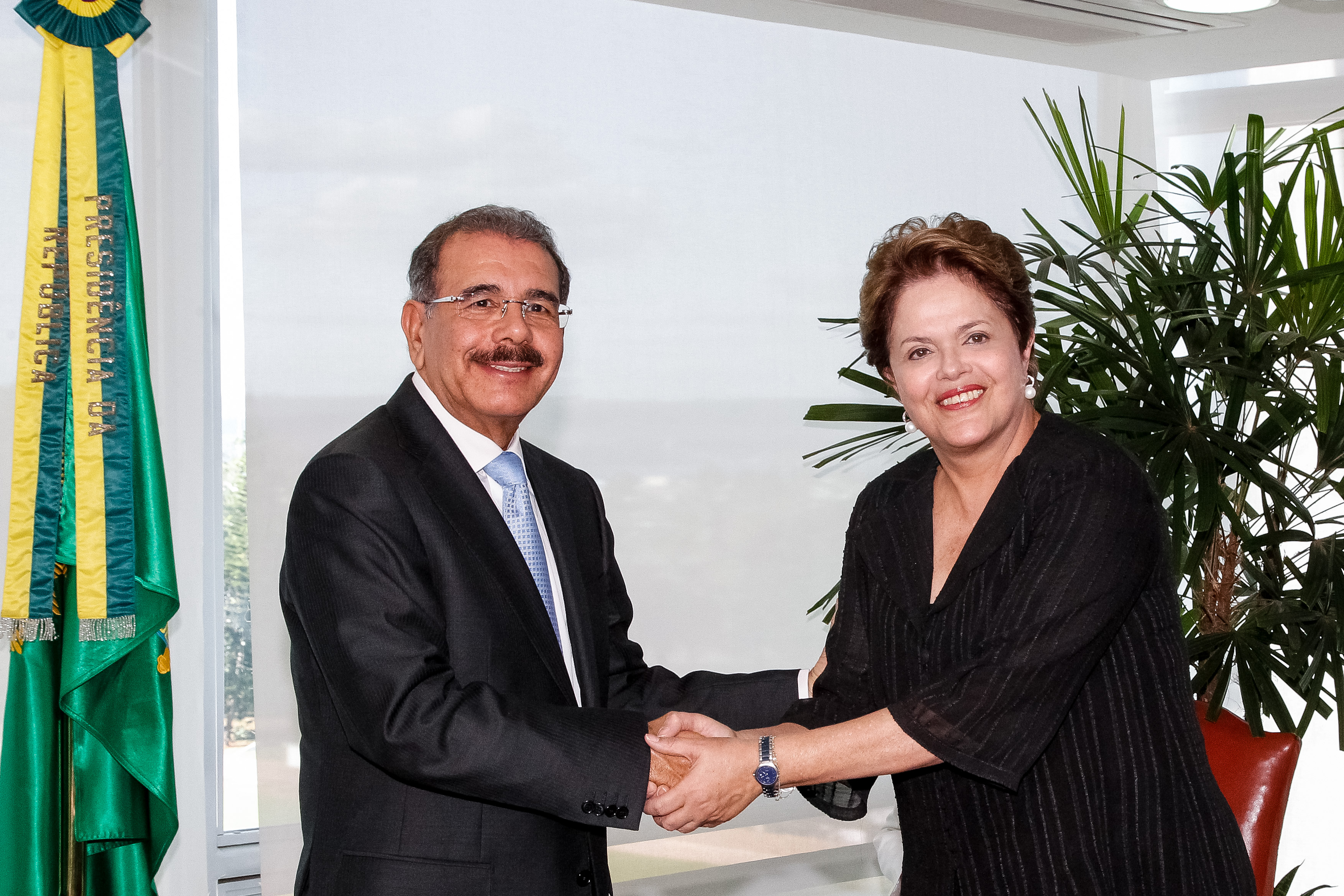  Presidenta Dilma Rousseff durante encontro com Danilo Medina Presidente eleito da República Dominicana. Brasília-DF, 09/07/2012