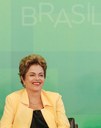  Presidenta Dilma Rousseff durante recepção à Delegação Brasileira de WorldSkills 2015 no Palácio do Planalto. Brasília-DF, 02/09/2015