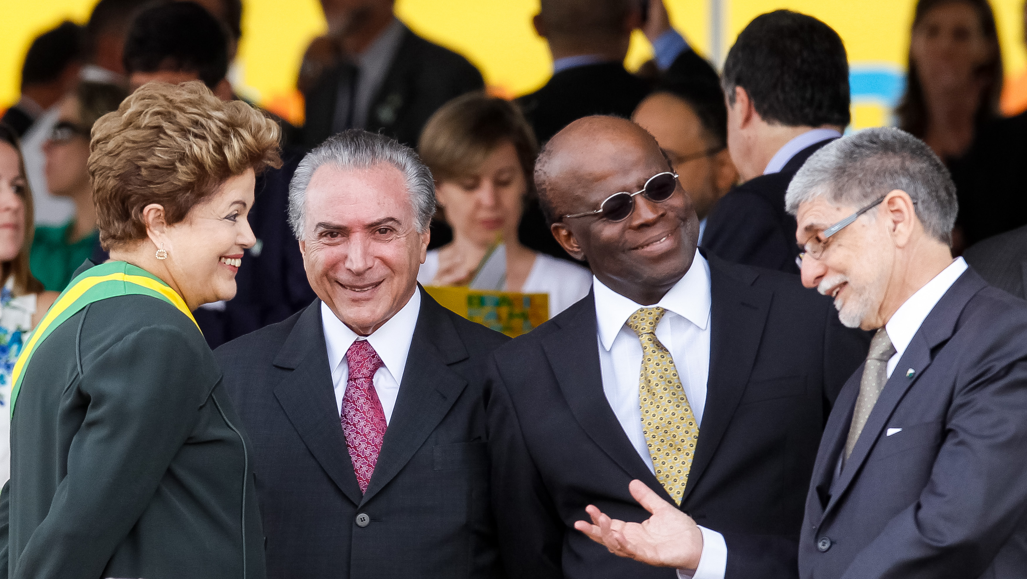 Presidenta Dilma Rousseff durante o desfile cívico-militar de 7 de setembro. Brasília - DF, 07/09/2013