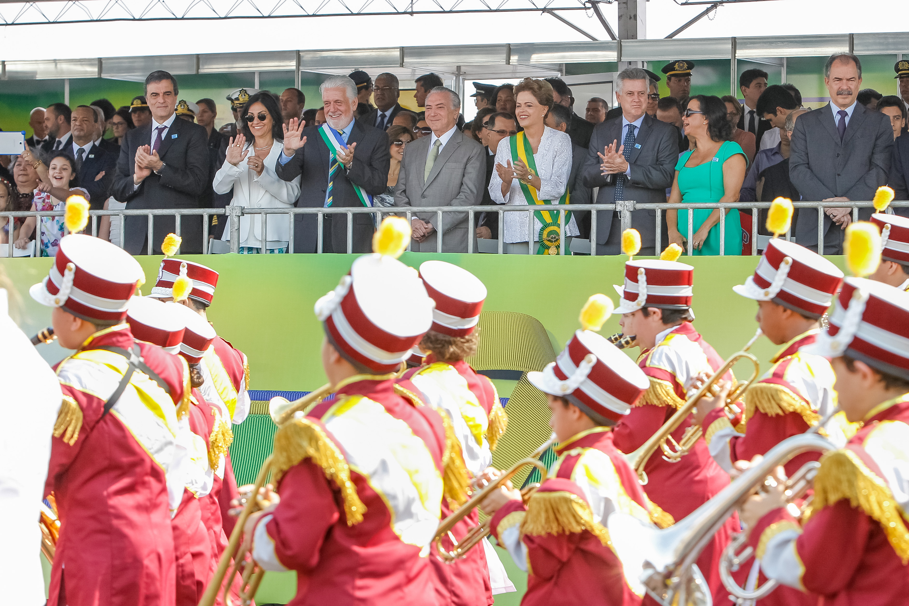  Presidenta Dilma Rousseff durante o desfile cívico-militar de 7 de Setembro em comemoração ao Dia da Independência. Brasília-DF, 07/09/2015