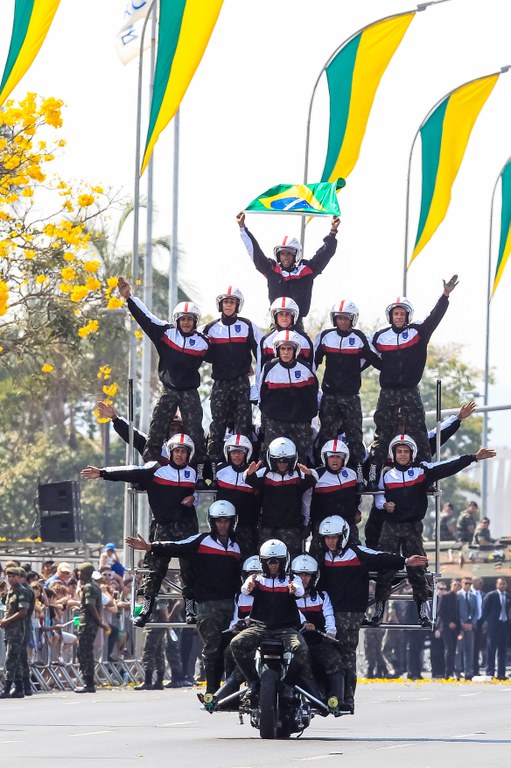 Presidenta Dilma Rousseff durante o desfile cívico-militar de 7 de Setembro em comemoração ao Dia da Independência. Brasília-DF, 07/09/2015