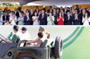 Presidenta Dilma Rousseff durante o desfile cívico-militar de 7 de Setembro. Brasília-DF, 07/09/2012