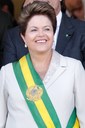 Presidenta Dilma Rousseff durante o desfile cívico-militar de 7 de Setembro. Brasília-DF, 07/09/2012