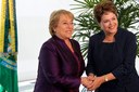 Presidenta Dilma Rousseff durante encontro com a Michelle Bachelet Diretora Executiva da ONU Mulheres, no Palácio do Planalto. Brasília - DF, 15/12/2011