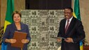 Presidenta Dilma Rousseff durante encontro com o Primeiro-Ministro da República da Etiópia, Hailemariam Desalegn. Adis Abeba - Etiópia, 24/05/2013