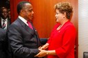 Presidenta Dilma Rousseff durante encontro com o Presidente do Congo (Brazzaville), Denis Sassou-Nguesso. Adis Abeba - Etiópia, 25/05/2013