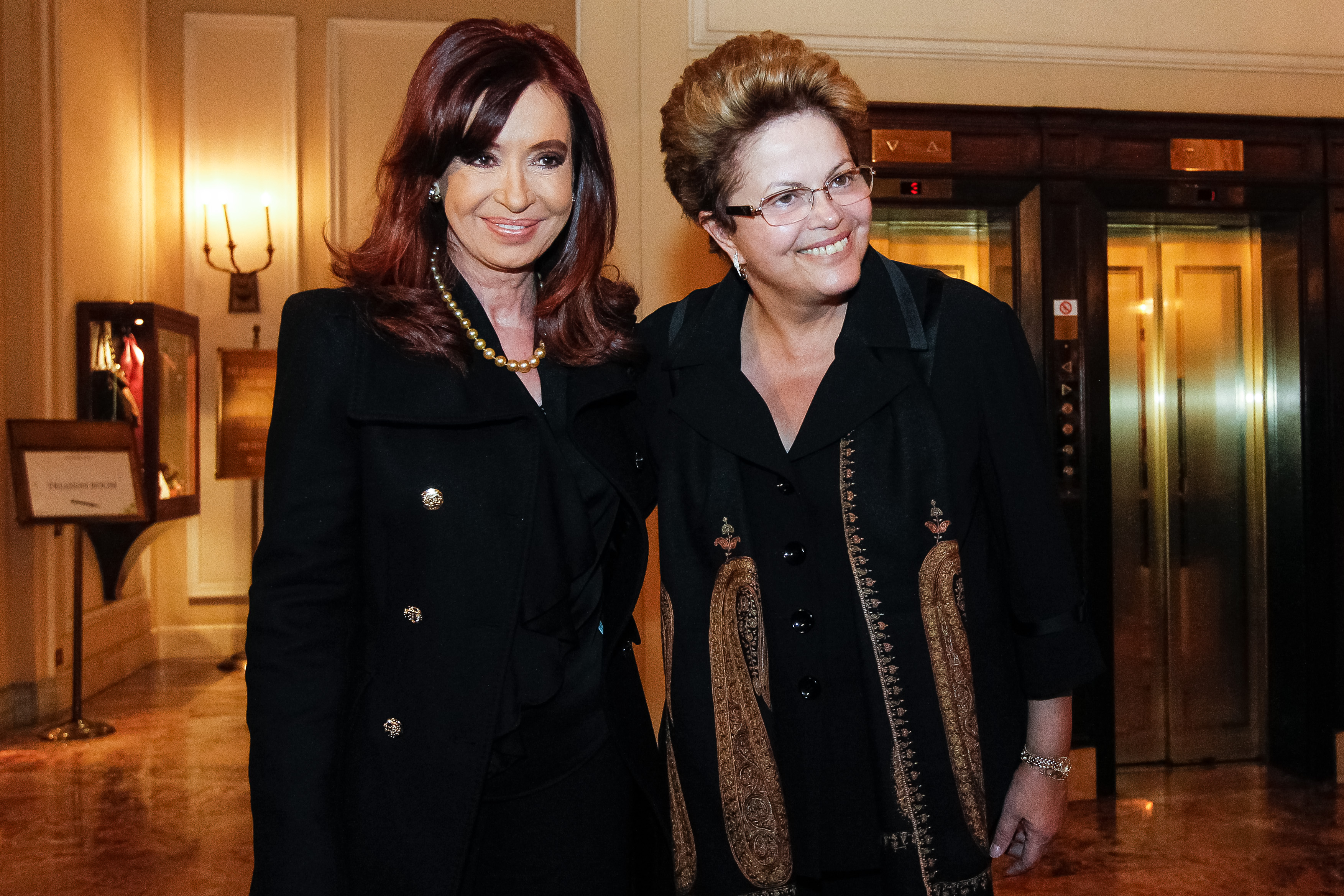 Presidenta Dilma Rousseff durante encontro com a Presidenta da Argentina, Cristina Kichner. Roma - Itália, 19/03/2013