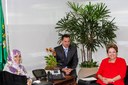 Presidenta Dilma Rousseff durante encontro com a Srª Tawakkol Karman, Prêmio Nobel da Paz 2011. Brasília - DF, 07/11/2012