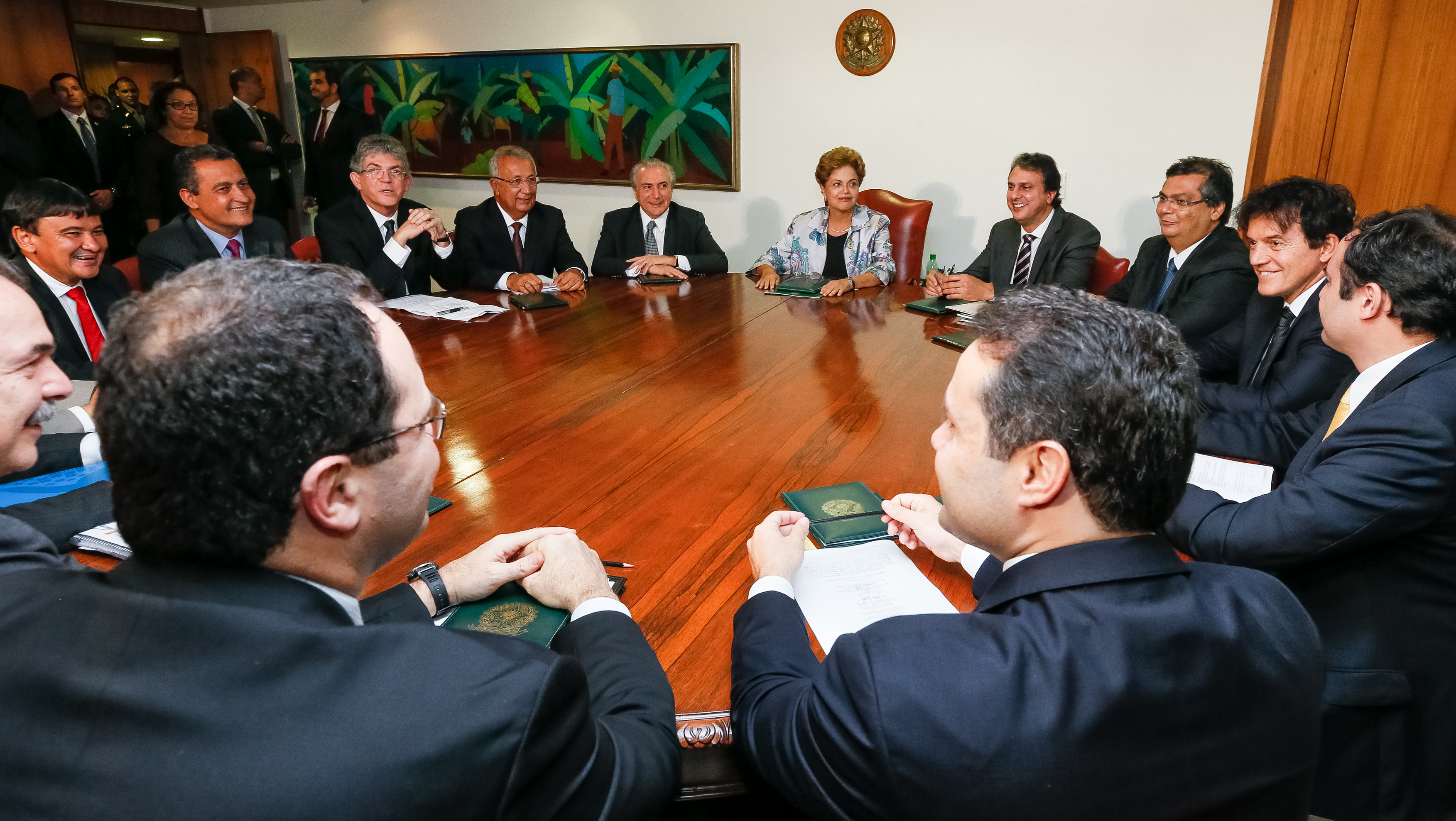  Presidenta Dilma Rousseff durante encontro com governadores da região Nordeste. Brasília-DF, 25/03/2015  