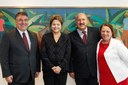 Presidenta Dilma Rousseff durante encontro com o Governador do Estado de Santa Catarina, Raimundo Colombo e o Senador Luiz Henrique da Silveira. Brasília - DF, 31/10/2013