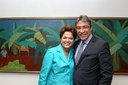 Presidenta Dilma Rousseff e o governador de Sergipe, Marcelo Déda, durante encontro no Palácio do Planalto. Brasília-DF, 26/01/2011