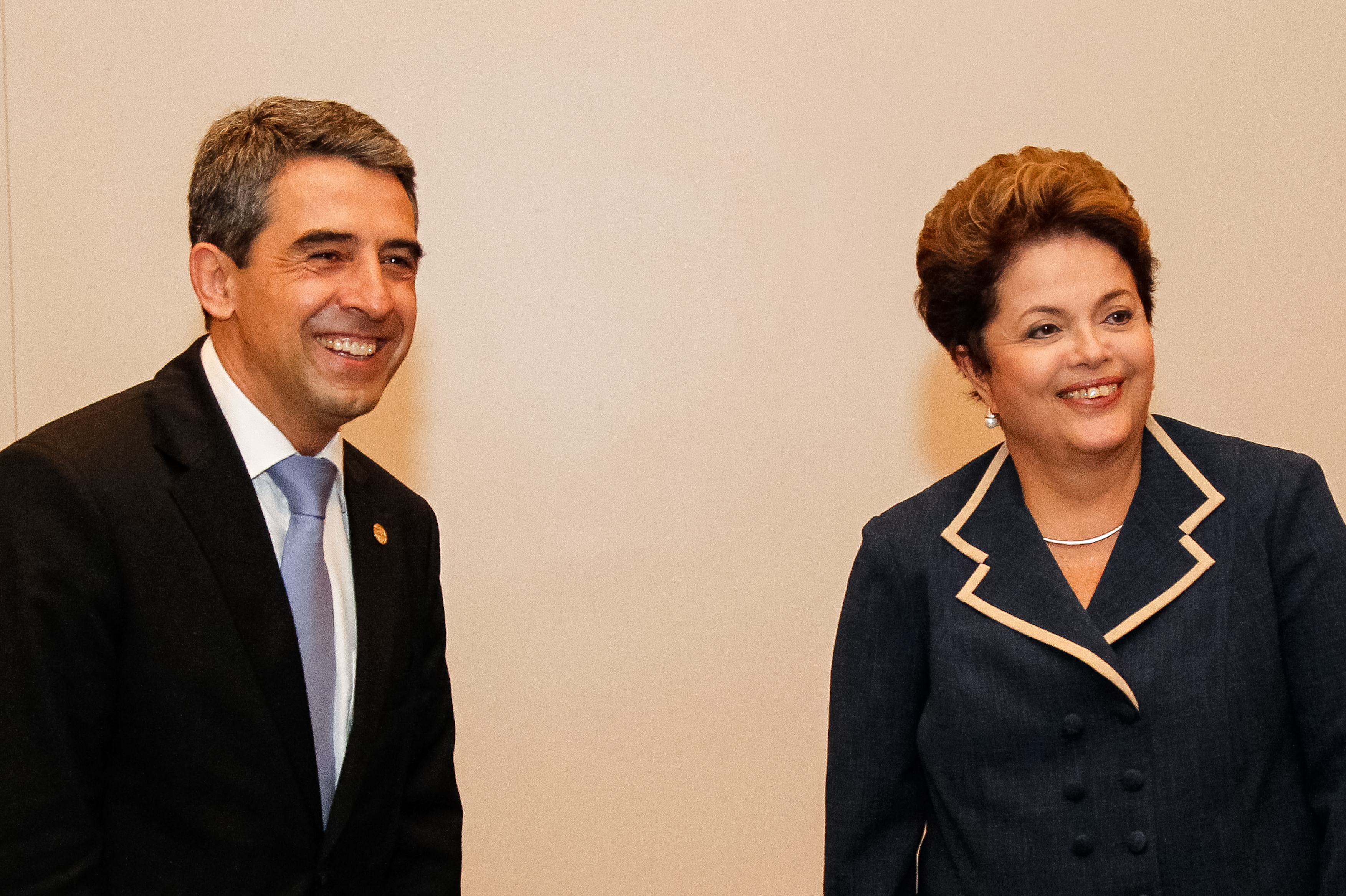 Presidenta Dilma Rousseff durante encontro com o presidente da Bulgária, Rosen Plevneliev. Rio de Janeiro - RJ, 22/06/2012