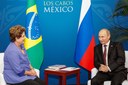 Presidenta Dilma Rousseff durante encontro com o presidente da Federação Russa, Vladimir Putin. Los Cabos - México, 18/06/2012