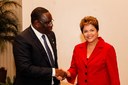 Presidenta Dilma Rousseff durante encontro com o presidente do Senegal, Macky Sall. Rio de Janeiro - RJ, 20/06/2012