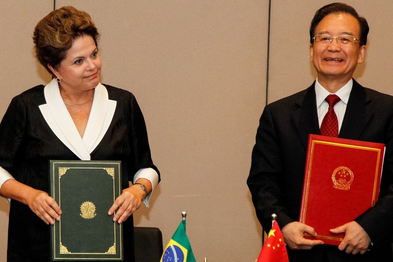 Presidenta Dilma Rousseff durante encontro com o primeiro-ministro da China, Wen Jiabao. Rio de Janeiro - RJ, 21/06/2012