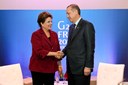  Presidenta Dilma Rousseff durante encontro com o primeiro-ministro da Turquia, Recep Erdogan na Cúpula de Líderes do G20. Cannes - França, 04/11/2011