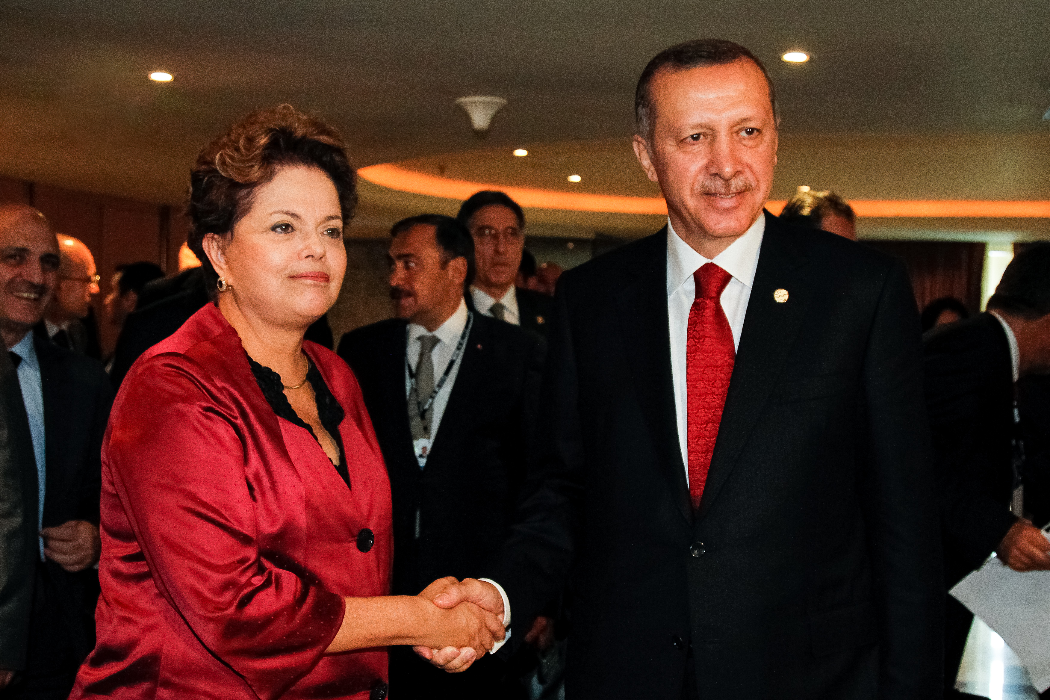 Presidenta Dilma Rousseff durante encontro com o primeiro-ministro da Turquia, Recep Tayyip Erdogan. Rio de Janeiro - RJ, 21/06/2012