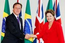 Presidenta Dilma Rousseff durante encontro com o Primeiro-Ministro do Reino Unido, David Cameron, no Palácio do Planalto. Brasília-DF, 28/09/2012