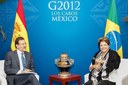 Presidenta Dilma Rousseff durante encontro com primeiro-ministro espanhol, Mariano Rajoy. Los Cabos - México, 19/06/2012
