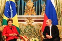Presidenta Dilma Rousseff durante encontro privado com o Presidente da Federação Russa, Vladimir Putin. Moscou - Rússia, 14/12/2012