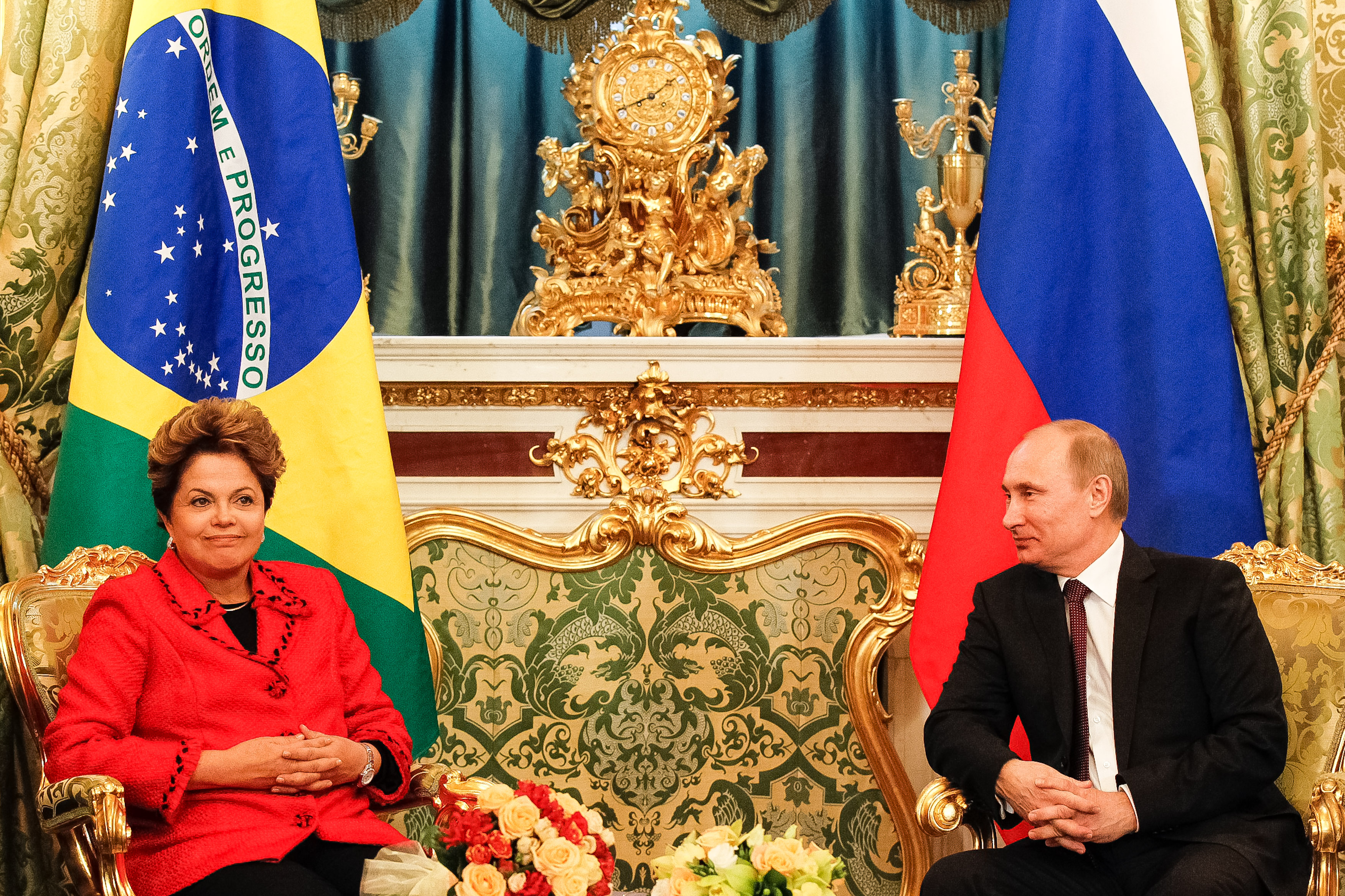 Presidenta Dilma Rousseff durante encontro privado com o Presidente da Federação Russa, Vladimir Putin. Moscou - Rússia, 14/12/2012