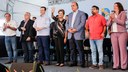 Presidenta Dilma Rousseff durante cerimônia de entrega de 2.932 unidades habitacionais dos Residenciais Carlos Marighella e Carlos Alberto Soares de Freitas, do Programa Minha Casa Minha Vida. Itaipuaçu-RJ, 31/07/2015