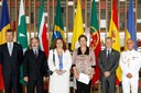 Presidenta Dilma Rousseff recebe credenciais do Sr. Manuel de La Cámara Hermoso, embaixador do Reino da Espanha, durante cerimônia no Palácio Itamaraty. Brasília-DF, 20/09/2012