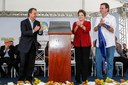 Presidenta Dilma Rousseff durante entrega de unidades habitacionais do programa Minha casa Minha Vida, no Bairro Carioca. Rio de Janeiro - RJ, 06/07/2012