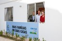 Presidenta Dilma Rousseff durante entrega de unidades habitacionais do programa Minha casa Minha Vida, no Bairro Carioca. Rio de Janeiro - RJ, 06/07/2012