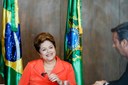 Presidenta Dilma Rousseff durante entrevista para o Grupo RBS, no Palácio da Alvorada. Brasília-DF, 06/11/2013