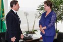 Presidenta Dilma Rousseff recebe o ex-presidente da França, Nicolas Sarkozy. Brasília-DF, 22/10/2012