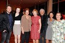 Presidenta Dilma Rousseff posa para foto com o ator Selton Mello, Bruna Chiaradia, Ministra Marta Suplicy, Jackson Antunes, Vania Catani e Teuda Bara durante exibição do filme "O Palhaço", no Palácio da Alvorada. Brasília-DF, 21/11/2012