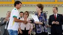 Presidenta Dilma Rousseff durante formatura de 4.500 alunos do Pronatec-RN, 02/10/2013