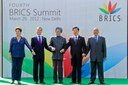 Presidenta Dilma Rousseff posa para foto junto com os Chefes de Estado do BRICS. Nova Délhi - Índia, 29/03/2012