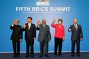 Presidenta Dilma Rousseff posa para Foto Oficial com os Chefes de Estado e de Governo na V Cúpula do BRICS. Durban - África do Sul  27/03/2013