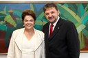 Presidenta Dilma Rousseff recebe Wilson Nunes Martins Governador do Piauí. Brasília-DF, 26/08/2011