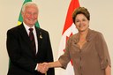 Presidenta Dilma Rousseff recebe o senhor David Johnston Governador-Geral do Canadá, no Palácio do Planalto. Brasília - DF, 24/04/2012