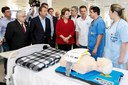 Presidenta Dilma Rousseff durante inauguração da Coordenação de Emergência Regional Professor Nova Monteiro, CER Leblon, Hospital Miguel Couto, Programa SOS Emergência. Rio de Janeiro - RJ, 06/07/2012