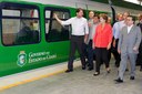Presidenta Dilma Rousseff durante cerimônia de inauguração das estações Chico da Silva e José de Alencar da linha sul do metrô de Fortaleza-CE, 18/07/2013