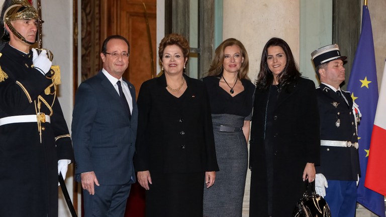 Presidenta Dilma Rousseff durante jantar de estado oferecido em sua homenagem pelo presidente da República Francesa Sr.François Hollande. Paris - FR, 11/12/2012