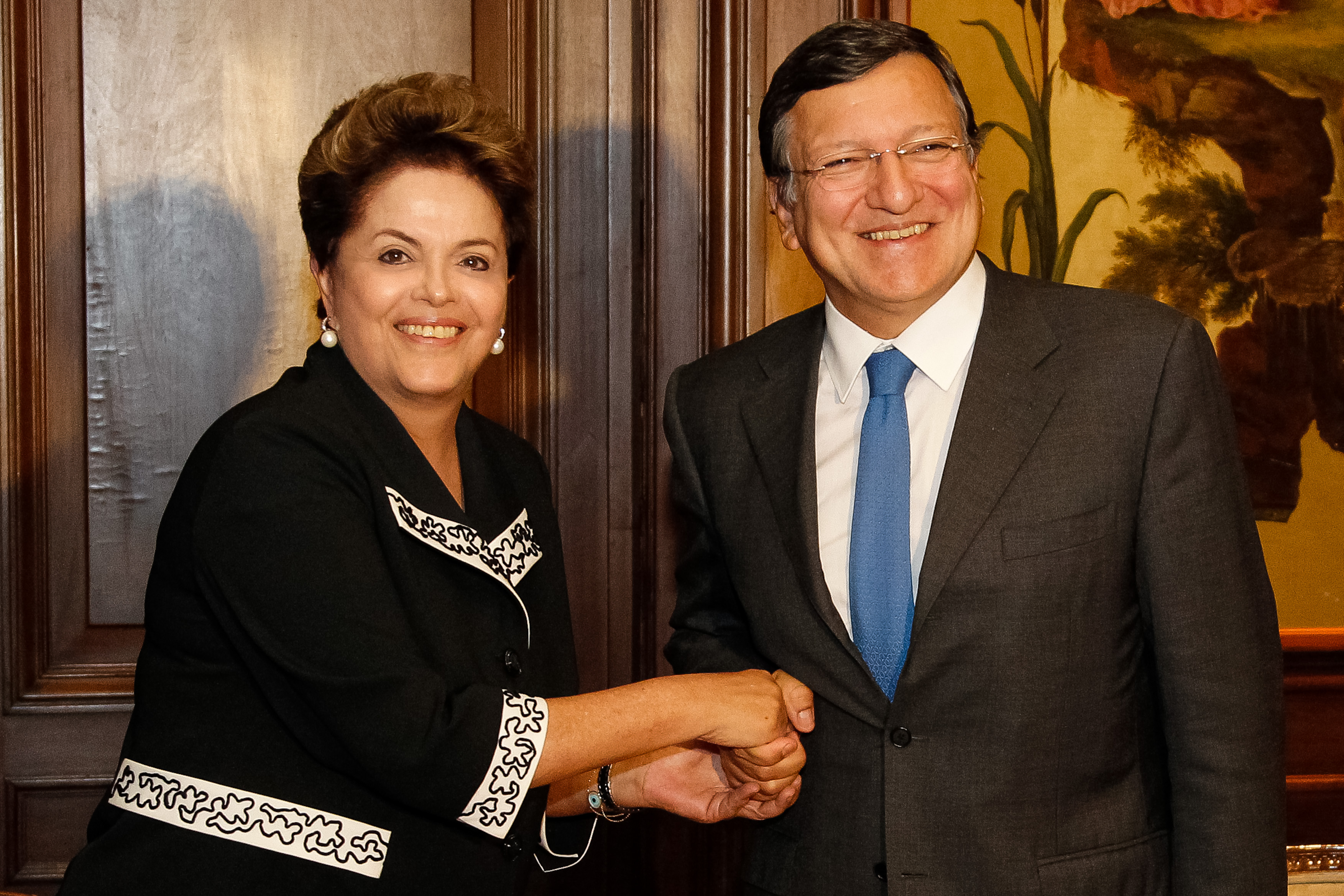 Presidenta Dilma Rousseff durante encontro com o Sr. José Manuel Durão Barroso Presidente da Comissão Europeia. Nova Iorque - EUA, 24/09/2012