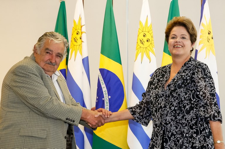 Presidenta Dilma Rousseff durante encontro com o Presidente do Uruguai, José Mujica. Brasília - DF, 07/11/2014