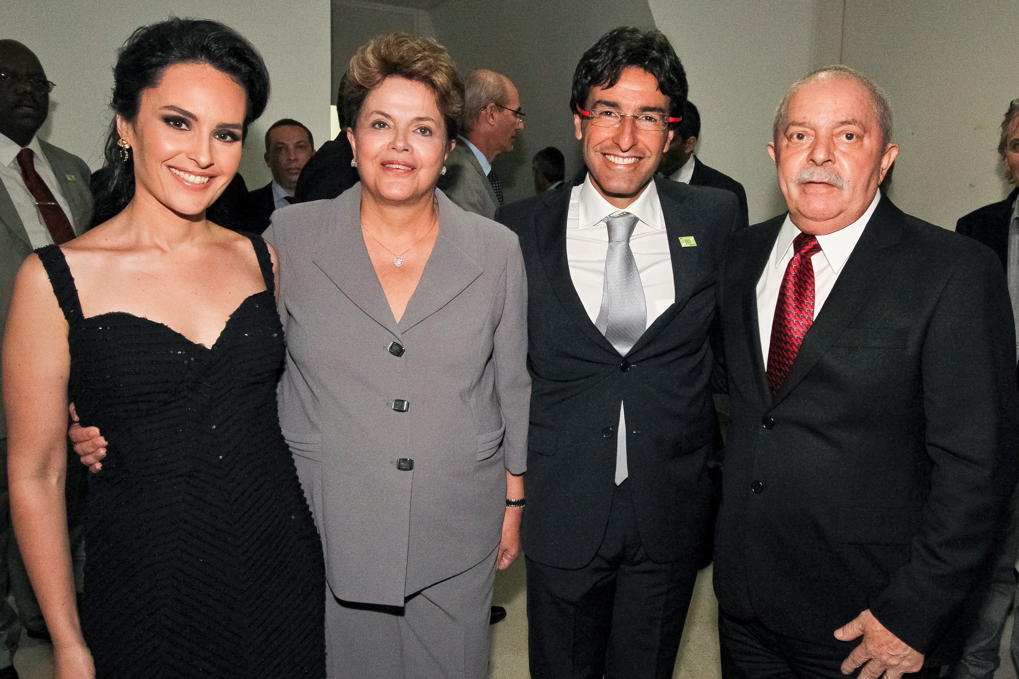 Presidenta Dilma Rousseff durante lançamento do filme “Pela Primeira Vez”, de Ricardo Stuckert. Brasília-DF, 25/04/2012