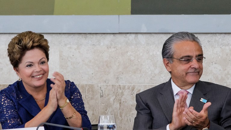 Presidenta Dilma Rousseff durante lançamento do Programa Inova Empresa por ocasião da reunião da Mobilização Empresarial pela Inovação (MEI). Brasília - DF, 14/03/2013